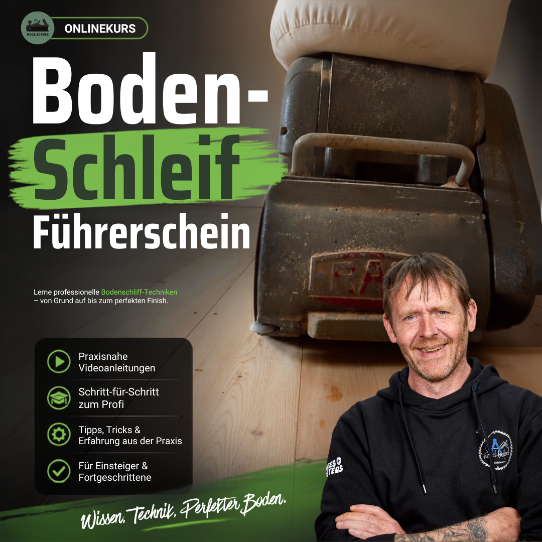 Der Boden-Schleif-Führerschein: Holzboden abschleifen wie ein Profi - Meisterkurs